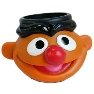 Ernie Mug Cup Character Head Kids Sesame Street 1995